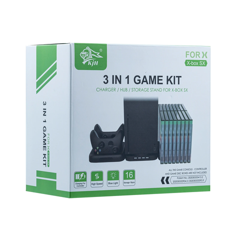 3 in 1 Multifunction Storage Stand Kit for Xbox Series X (KJH-XSX-008)